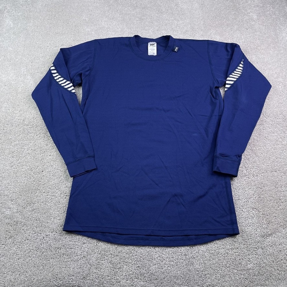 Helly Hansen Shirt Mens‎ XL Blue Lightweight Long Sleeve Base Layer
